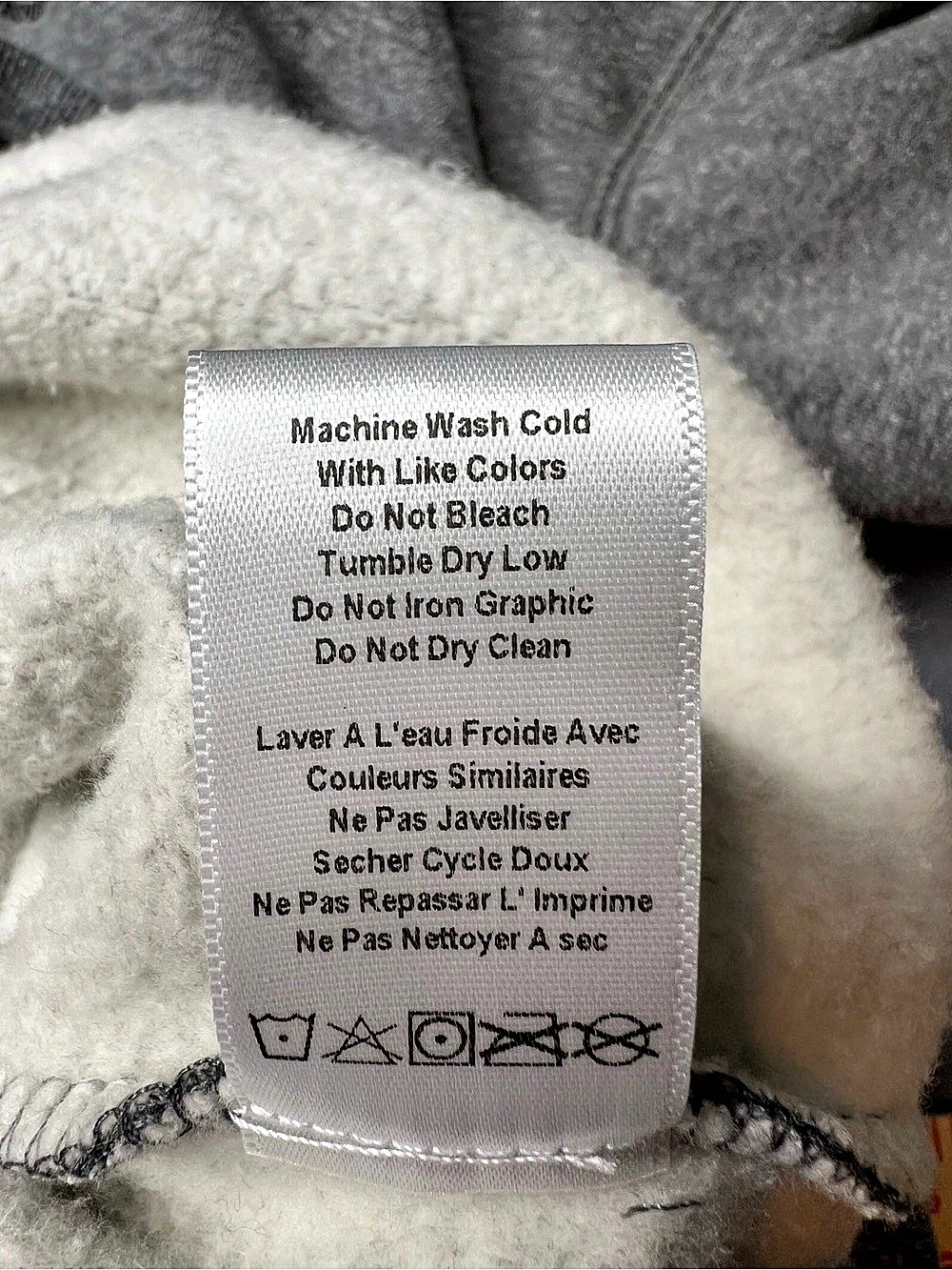 Spiritual Gangster Peace Dove Savasana Sweatshirt Gray Small - Picture 10 of 10